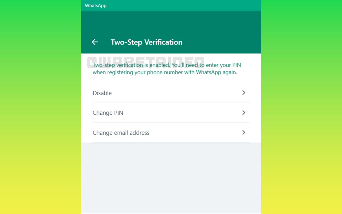WhatsApp: autentikasi ganda akan segera hadir di versi Meja dan Web